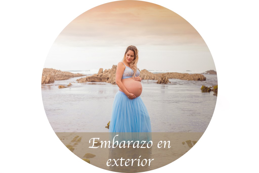 Fotografía embarazo exterior en Barakaldo